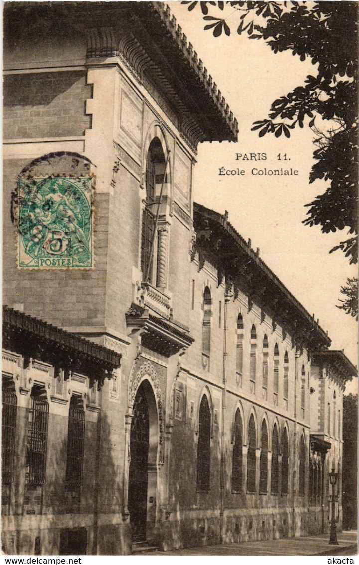 CPA PARIS 6e École Coloniale (535162) - Enseignement, Ecoles Et Universités