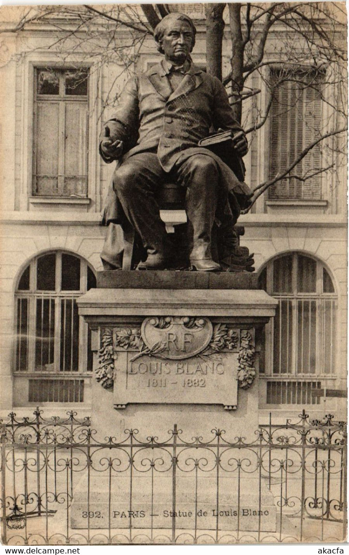 CPA PARIS 6e Statue De Louis Blanc (535538) - Statues