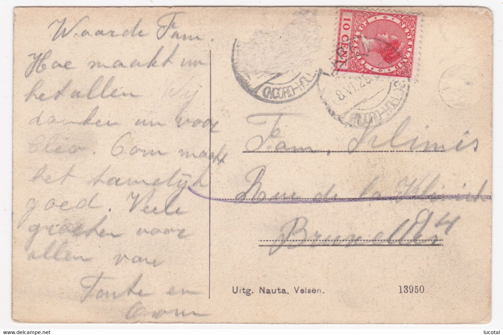Laren - Bij Het Postkantoor - 1925 - Uitg. Nauta (Velsen) - Laren (NH)
