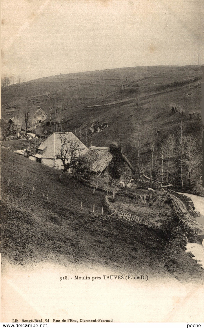 N°100001 -cpa Moulin Près Tauves - Wassermühlen