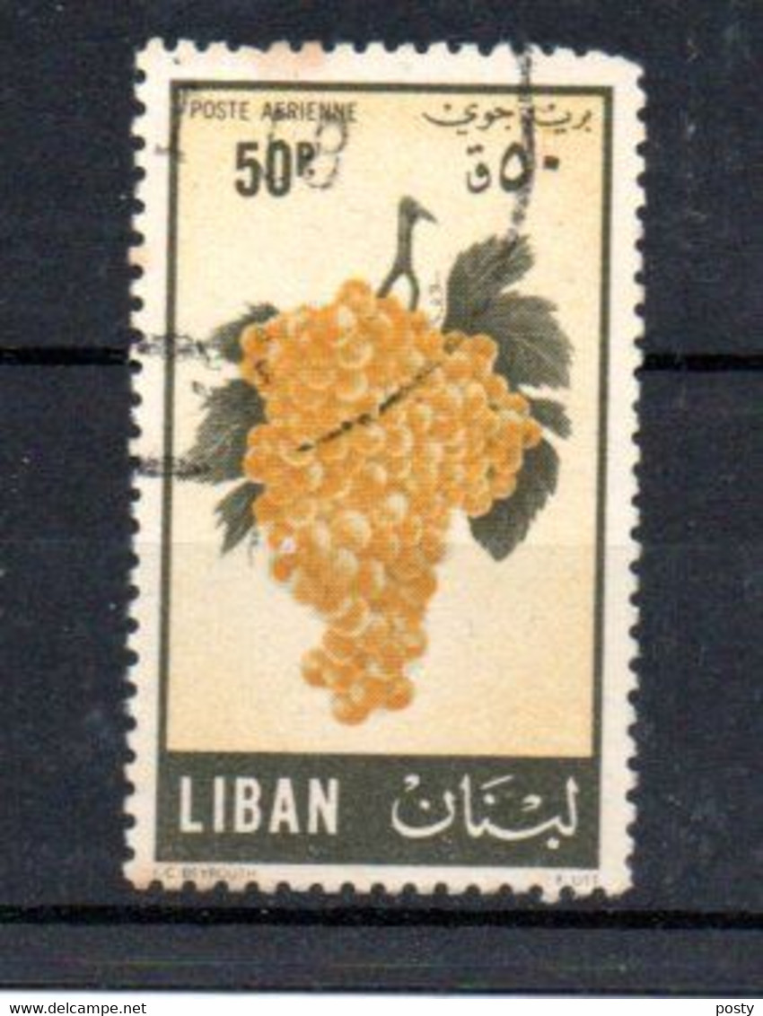 LIBAN - LEBANON - 1955 - POSTE AERIENNE - AIRMAIL - RAISINS - GRAPES - Oblitéré - Used - 50p - - Liban