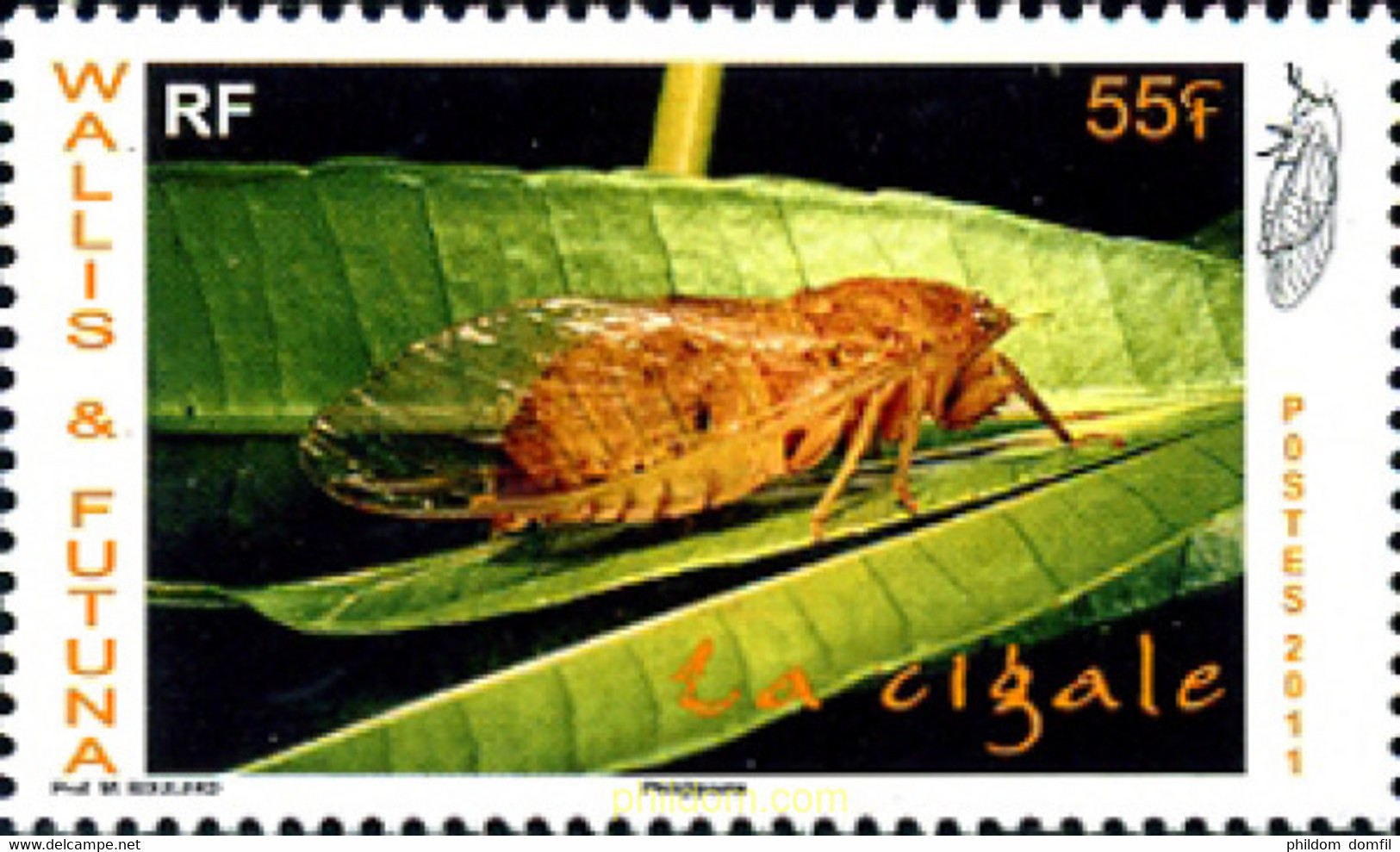 263196 MNH WALLIS Y FUTUNA 2011 LA CIGARRA - Used Stamps