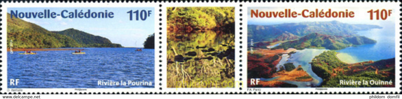 263440 MNH NUEVA CALEDONIA 2011 PAISAJES - Used Stamps