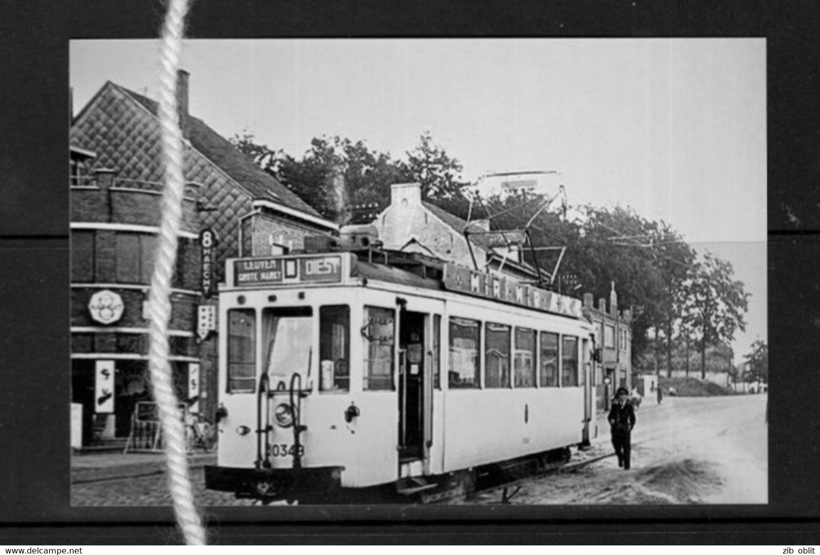 PHOTO  TRAM  LEUVEN DIEST  REPRO - Tram