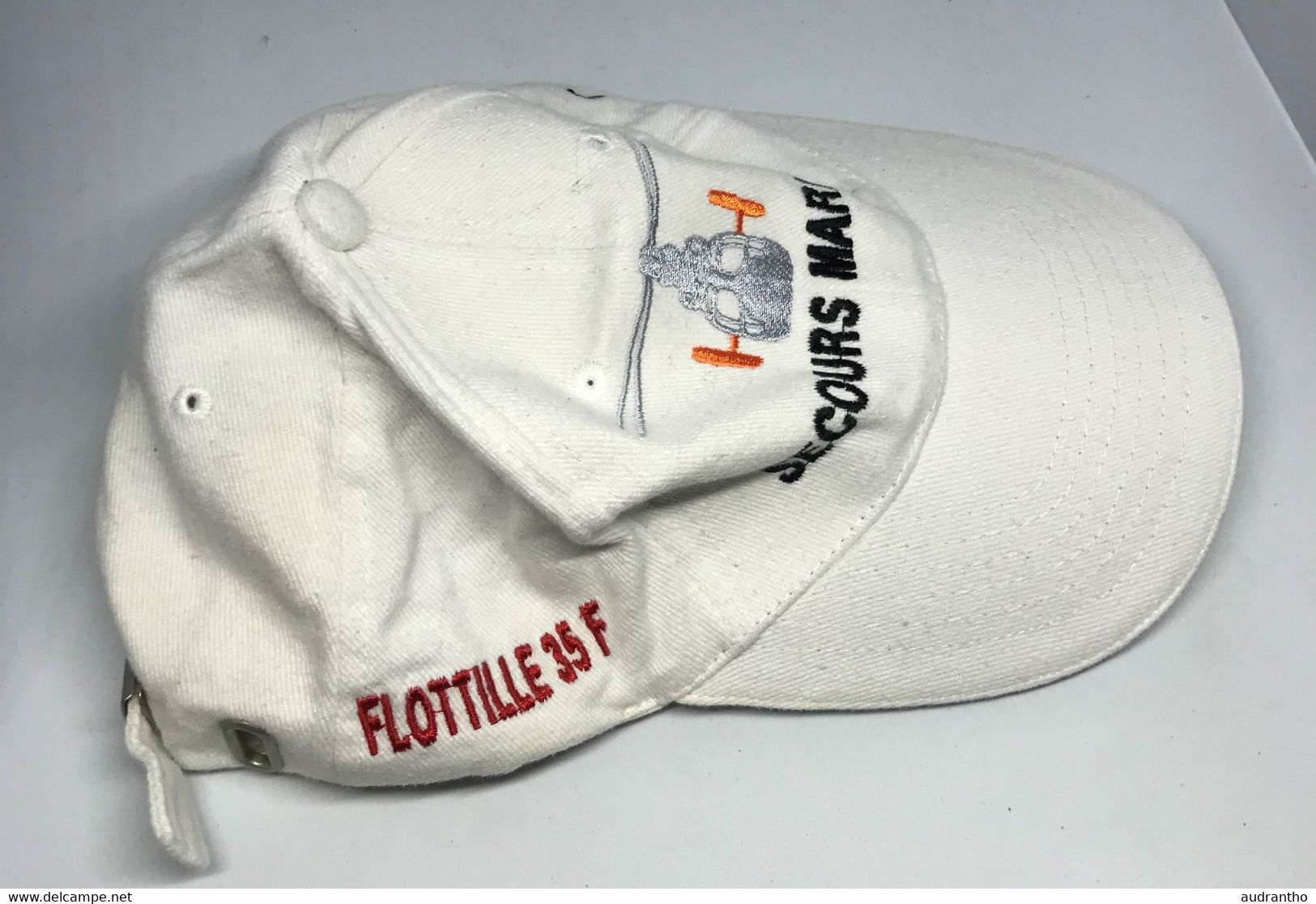 Casquette Hélicoptère SECOURS MARITIME FLOTILLE 35F CHEROURG Manche 50 - Autres & Non Classés