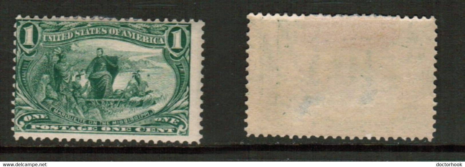 U.S.A.   Scott # 285* MINT HINGED THIN (CONDITION AS PER SCAN) (Stamp Scan # 834-11) - Unused Stamps