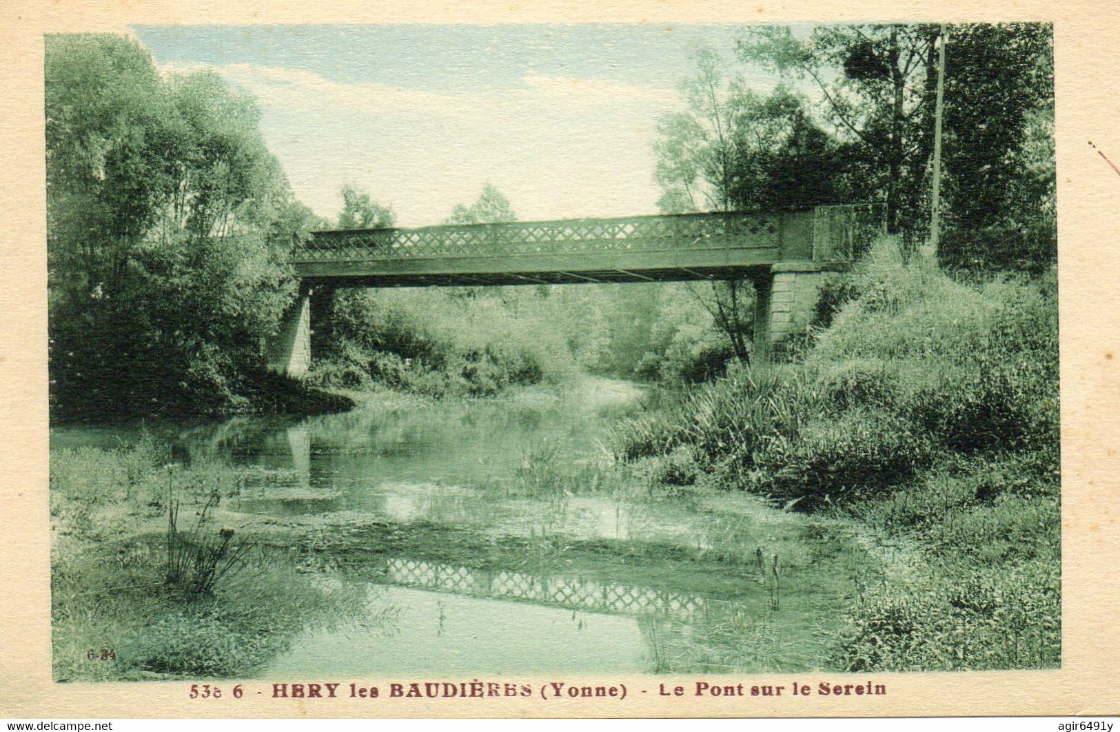 - HERY (89) - Le Pont Sur Le Serein Aux Baudières  -21938- - Hery