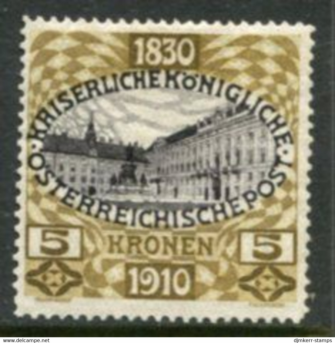 AUSTRIA 1910 80th Birthday Of Franz Joseph 2 Kr. LHM / *  Michel 175 - Ungebraucht