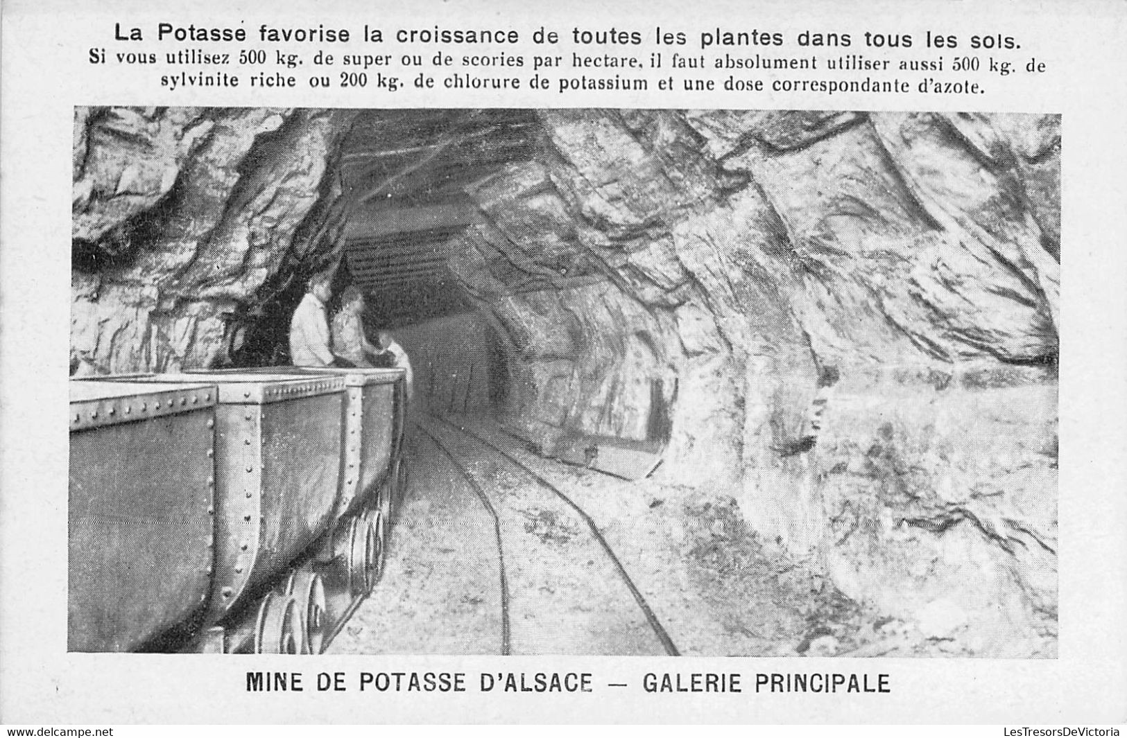 CPA - FRANCE - 68 - Mines De Potasse D'Alsace - Galerie Principale - Autres & Non Classés