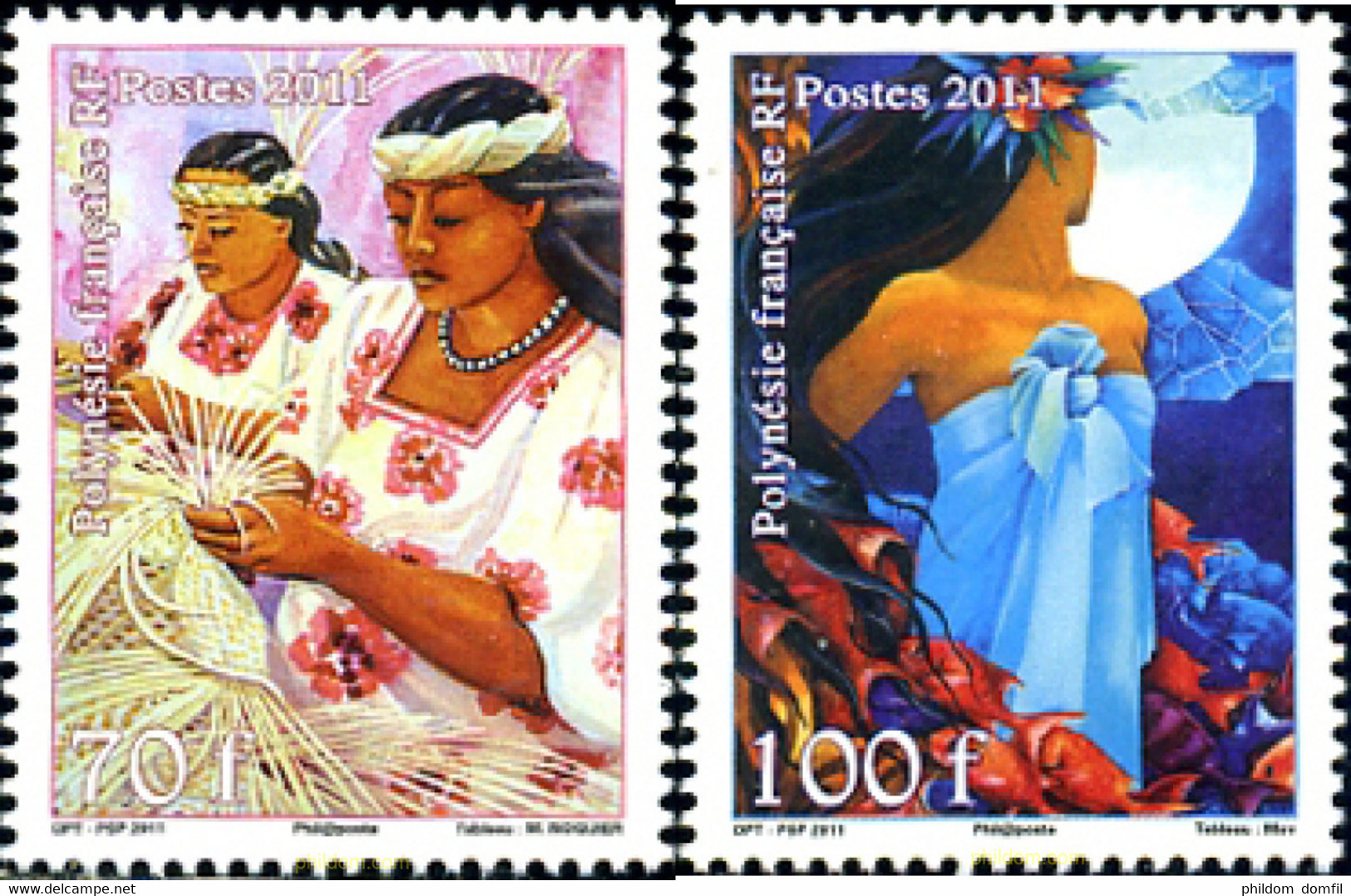 265325 MNH POLINESIA FRANCESA 2011 DIA DE LA MUJER - Oblitérés