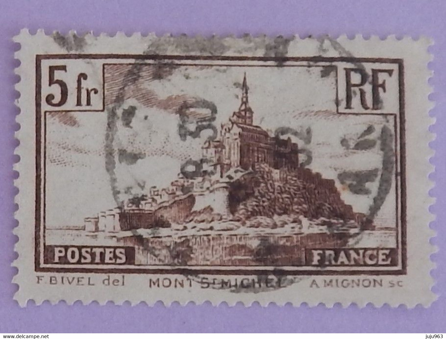 FRANCE YT 260 OBLITERE "MONT SAINT MICHEL" ANNÉES 1929/1931 - Oblitérés