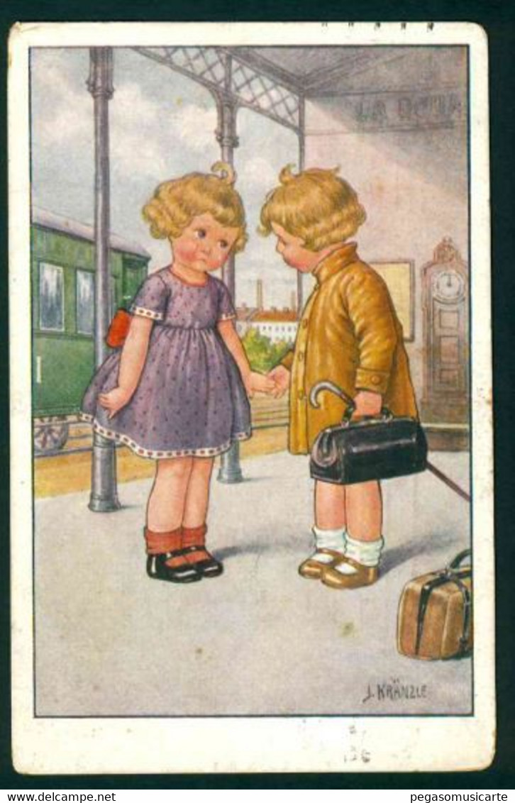 CLF478 - KRAENZLE KRANZLE PINX TAKING LEAVE - CHILDREN 1938 ILLUSTRATORE ILLUSTRATOR - Kraenzle