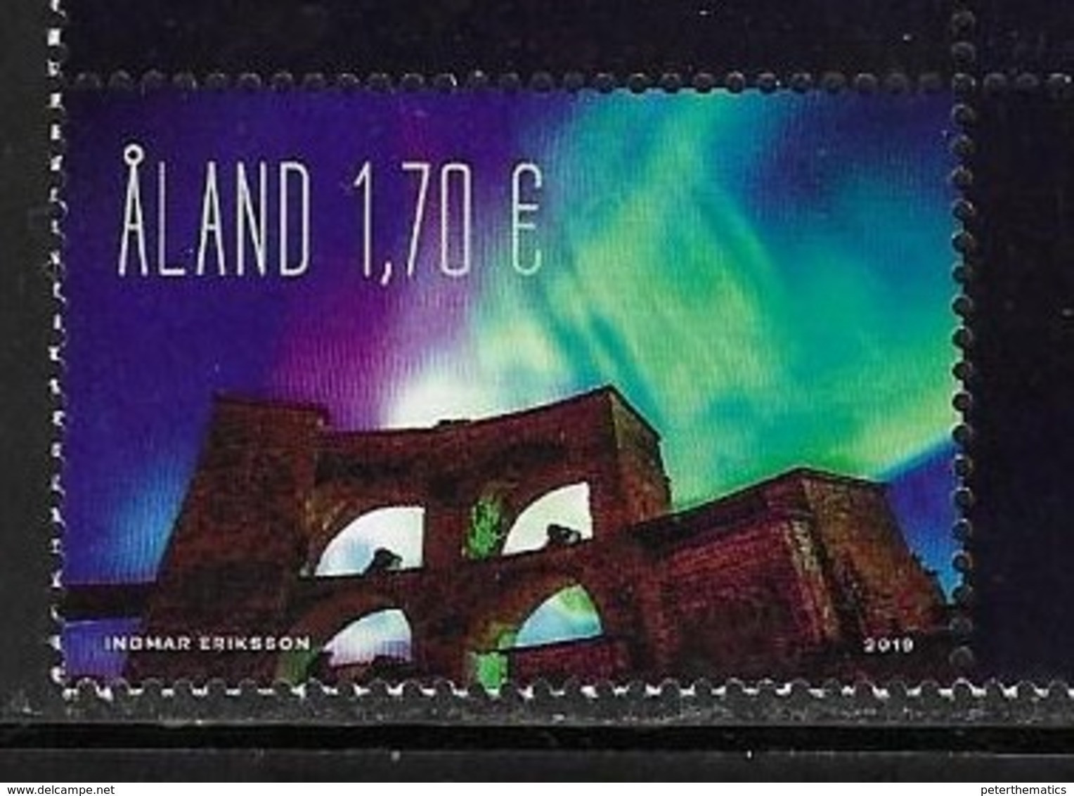 ALAND, 2019, MNH, AURORA BOREALIS, NORTHERN LIGHTS,  1v - Andere & Zonder Classificatie