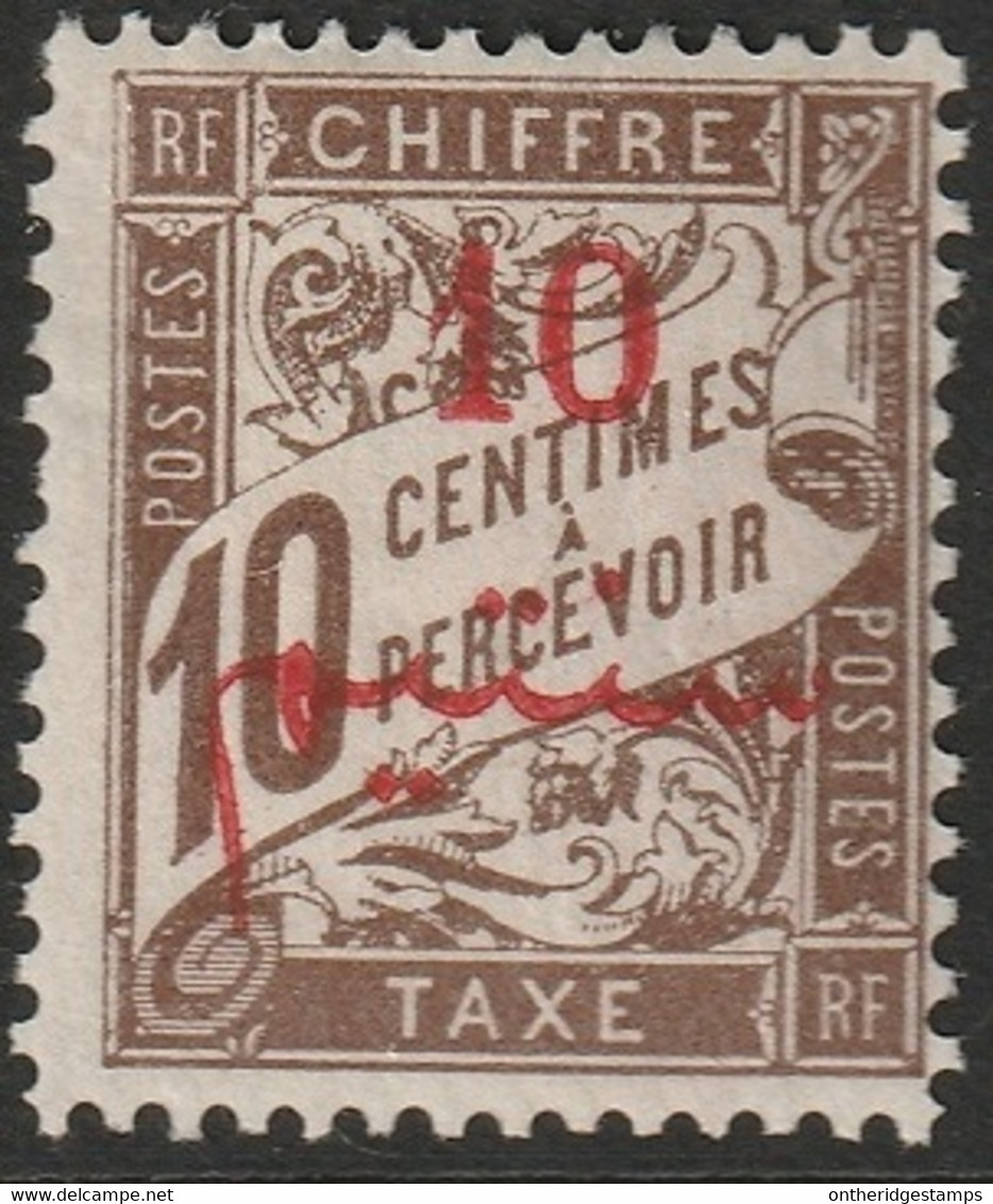 French Morocco 1911 Sc J11 Maroc Yt Taxe 11 Postage Due MH* - Portomarken