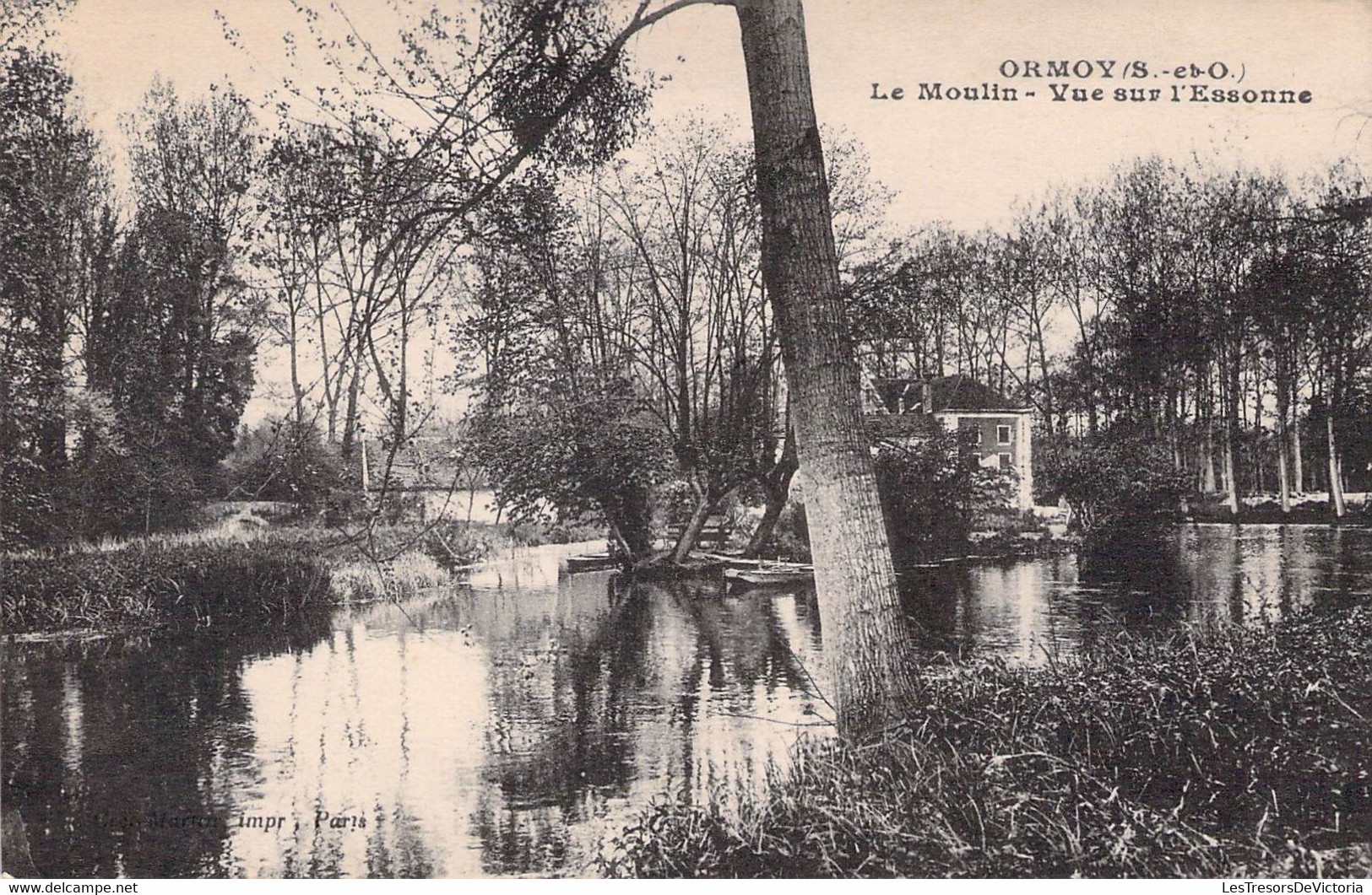 CPA - FRANCE - 91 - ORMOY - Le Moulin - Vue Sur L'Essonne - Autres & Non Classés