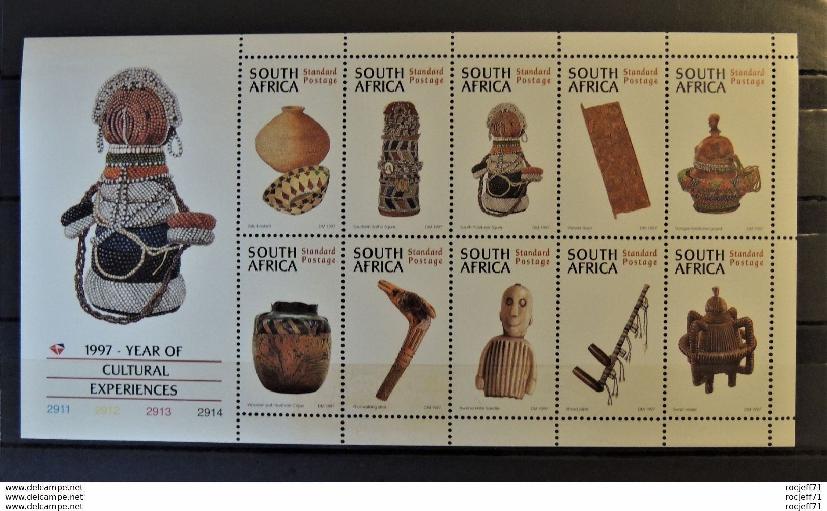11 - 22 - Afrique Du Sud - South Africa - Blocs Cultural Experience  ** - MNH - Blokken & Velletjes
