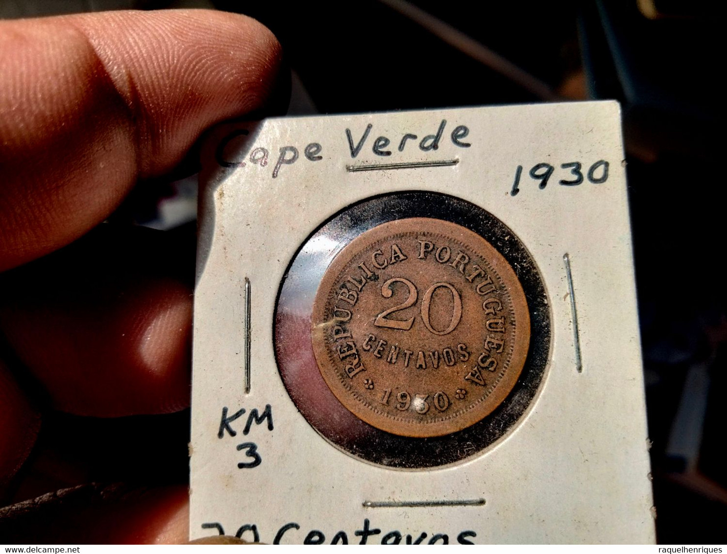 CAPE VERDE 20 CENTAVOS 1930 KM# 3 (G#19-74) - Cape Verde