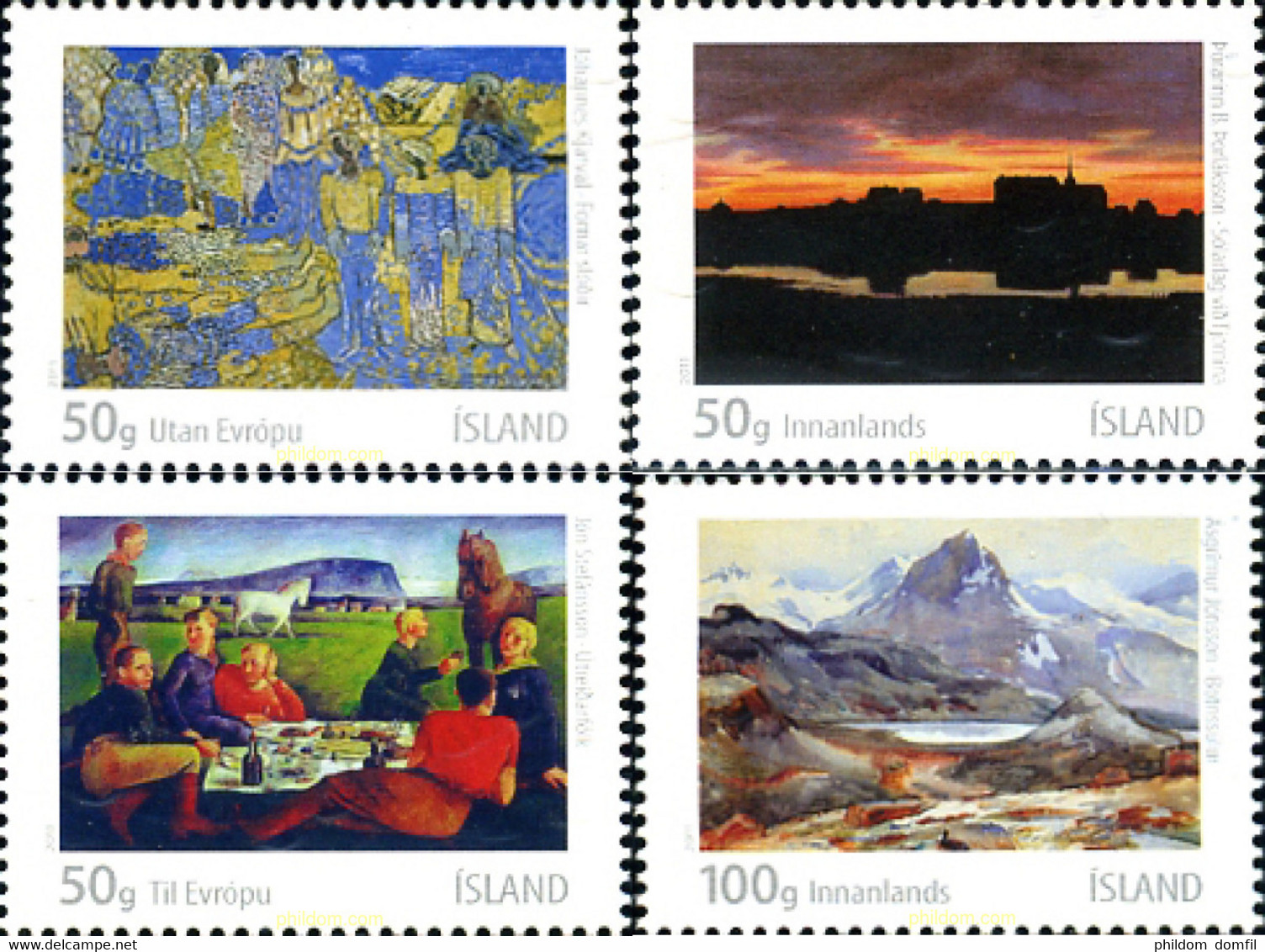 271651 MNH ISLANDIA 2011 PIONEROS DEL ARTE MODERNO - Collections, Lots & Séries