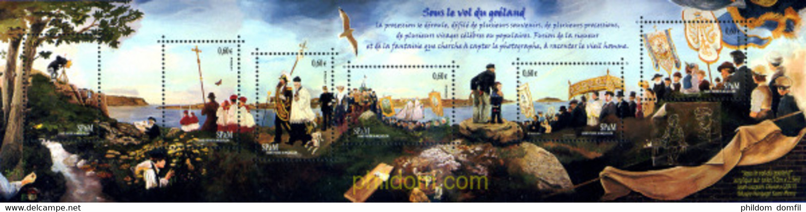 272648 MNH SAN PEDRO Y MIQUELON 2011 PINTURA - Oblitérés