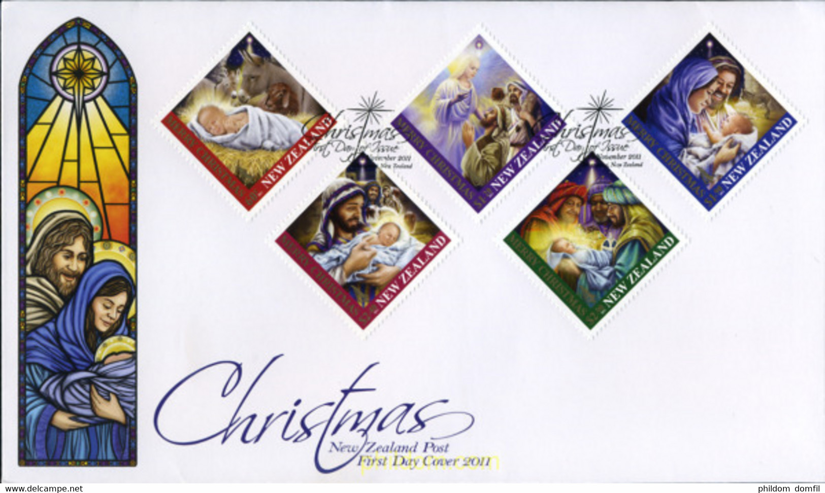 347844 MNH NUEVA ZELANDA 2011 NAVIDAD - Variétés Et Curiosités