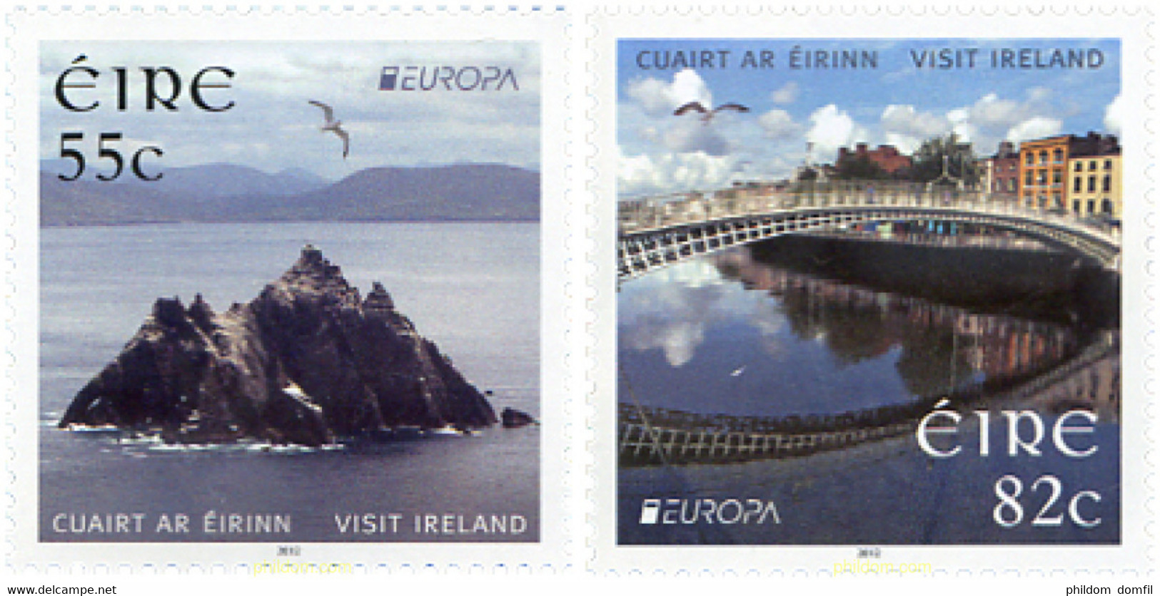 275824 MNH IRLANDA 2012 EUROPA CEPT 2012 - TURISMO - Collections, Lots & Series