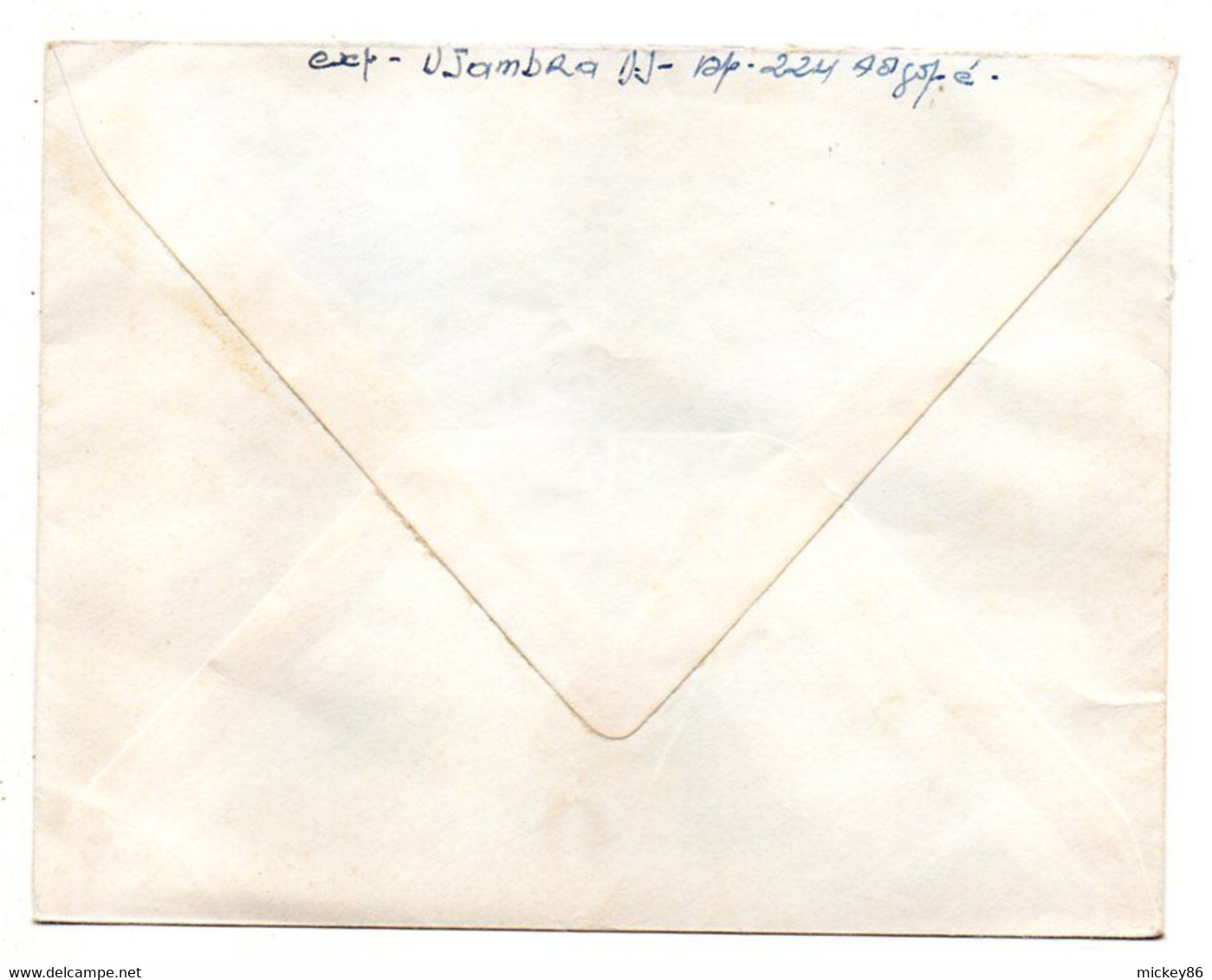 Côte D'Ivoire -1968 - Lettre  ADZOPE   Pour Besançon-25--tp  O.M.Santé  Seul Sur Lettre....cachet.  . - Côte D'Ivoire (1960-...)