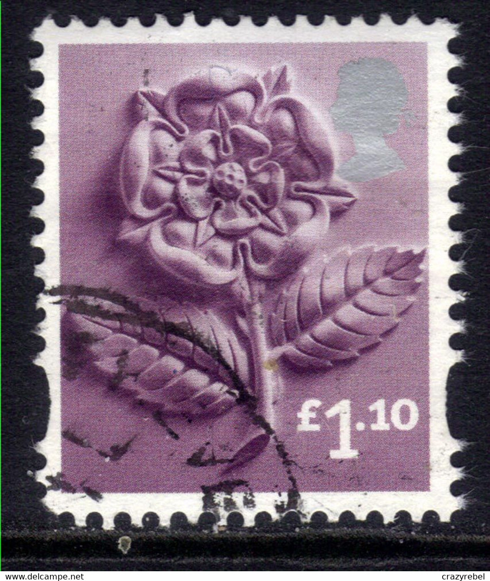 GB 2011 QE2 £1.10 England Tudor Rose Used SG EN 41 ( A1037 ) - England