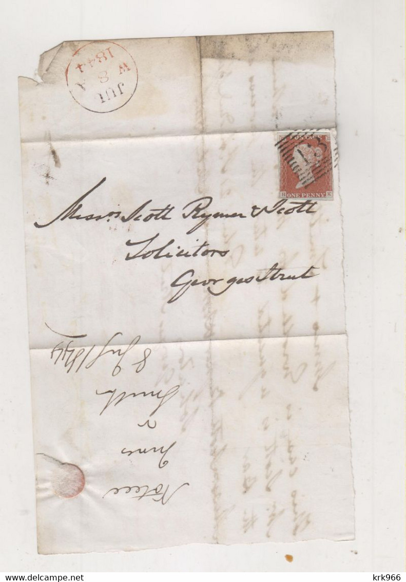 GREAT BRITAIN 1844 Nice Cover - Briefe U. Dokumente