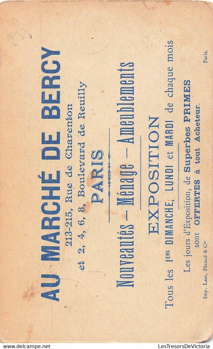 CPA Métiers - Les Petits Metiers Parisiens - Le Marchand De Plans De Paris - Pub Marché De Bercy - Street Merchants