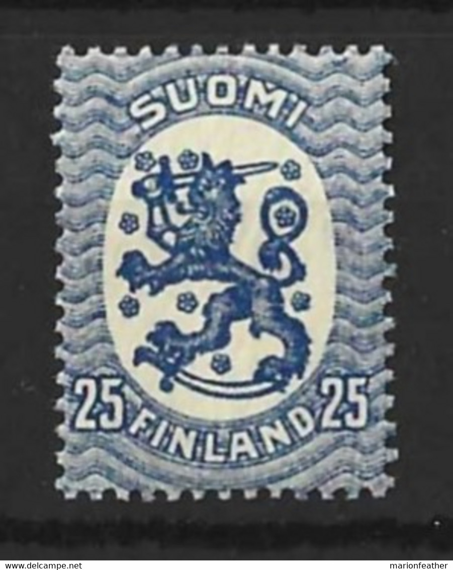 FINLAND..." 1917.."......25m......SG195...........MH.... - Unused Stamps