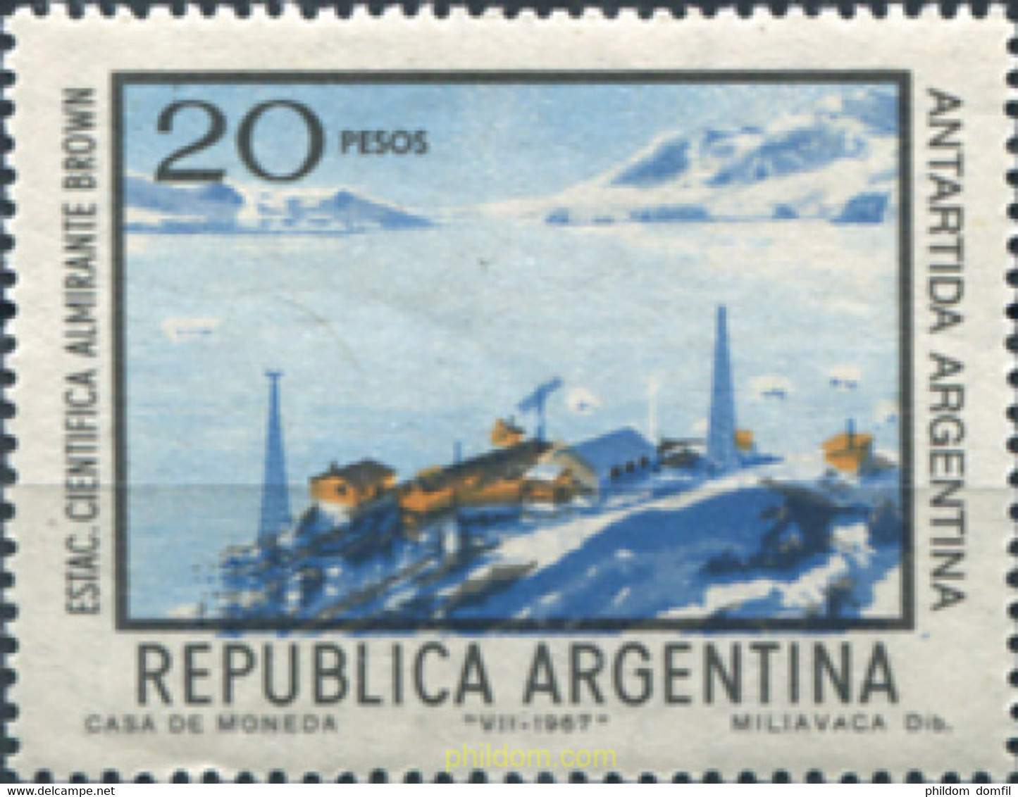 673593 HINGED ARGENTINA 1968 ANTARTICA ARGENTINA - Used Stamps