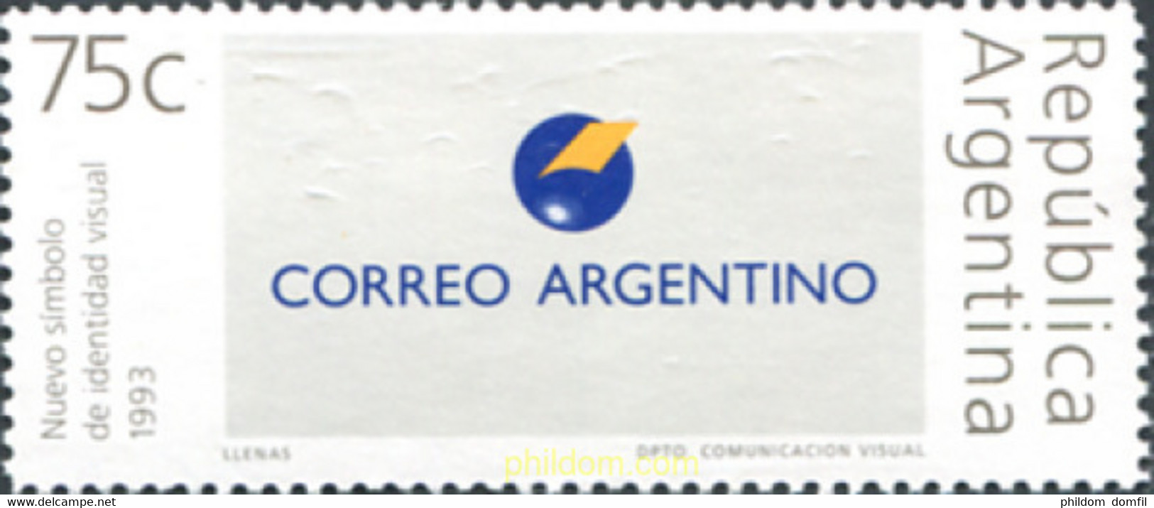 283715 MNH ARGENTINA 1994 NUEVO LOGO DEL CORREO ARGENTINO - Usados