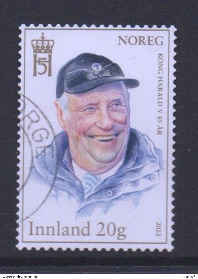 Noorwegen 2022 Yv 2010 Hoge Waarde, Prachtig Gestempeld - Used Stamps