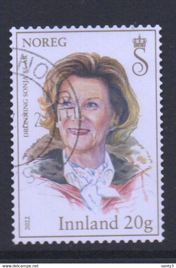 Noorwegen 2022 Yv 2011 Hoge Waarde, Prachtig Gestempeld - Used Stamps