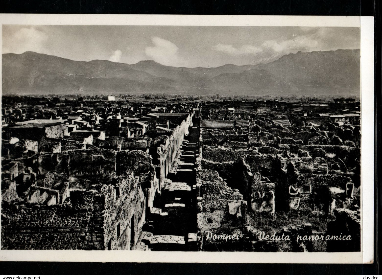 254 - MINT- POSTCARD - POMPEI - VEDUTA PANORAMICA -  ITALY - Histoire