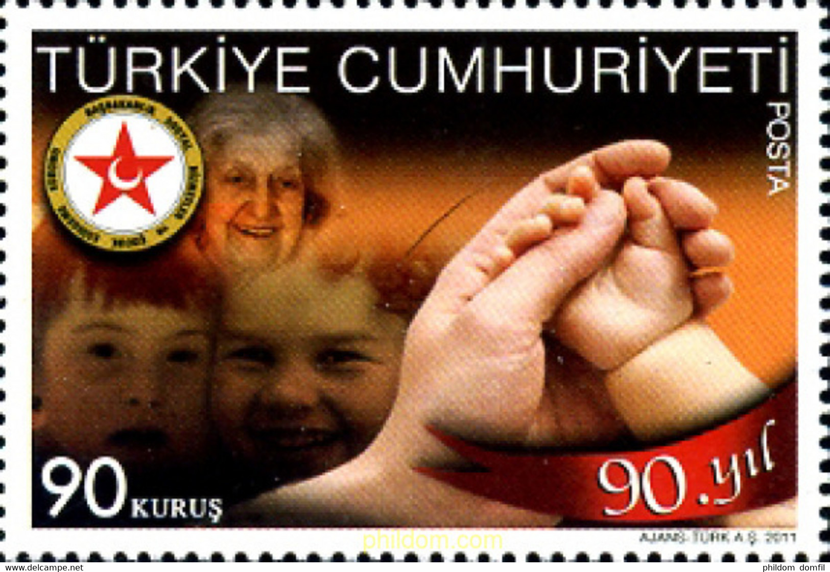 287167 MNH TURQUIA 2011 PROTECCION A LA INFANCIA - Collezioni & Lotti