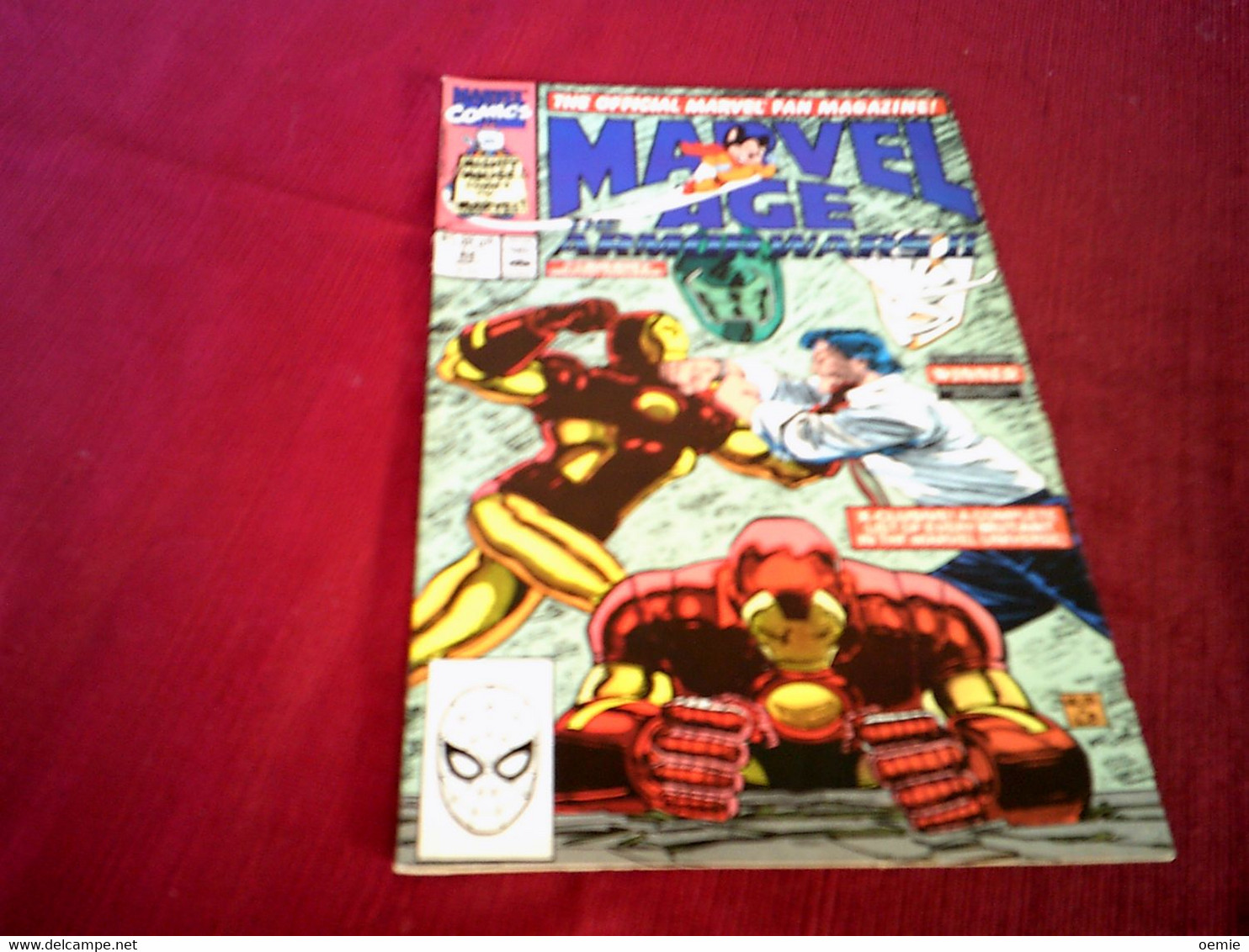 MARVEL  AGE   N°  92 SEPT 1990  THE ARMOR WARS II - Marvel