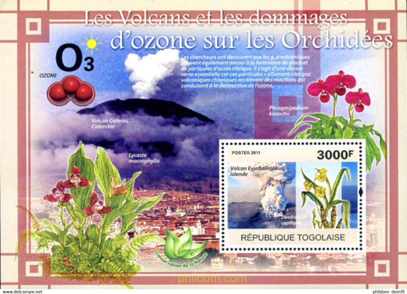 292003 MNH TOGO 2011 - Volcans