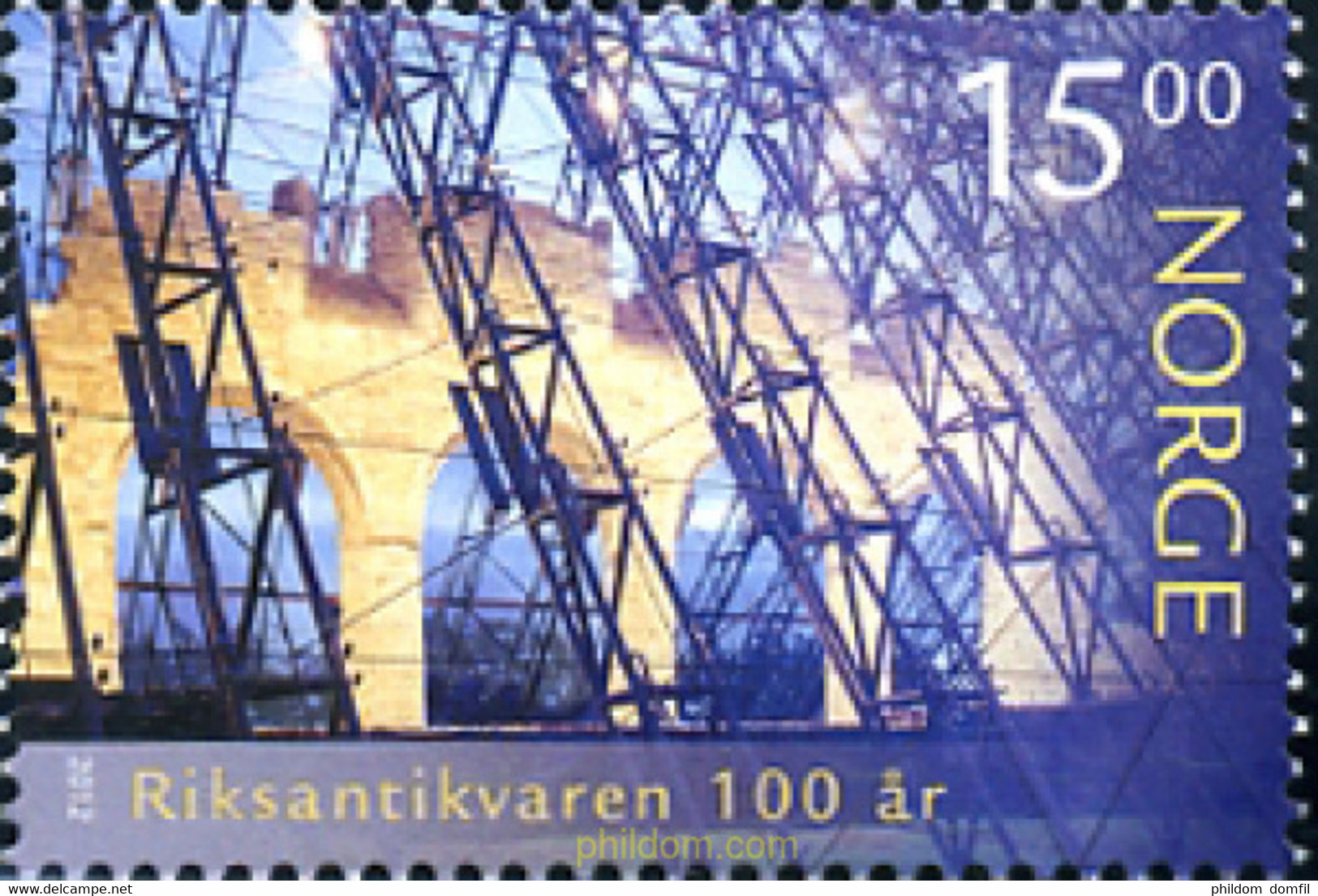 293416 MNH NORUEGA 2012 CENTENARIO DE LA DIRECCION DEL PATRIMONIO CULTURAL - Oblitérés