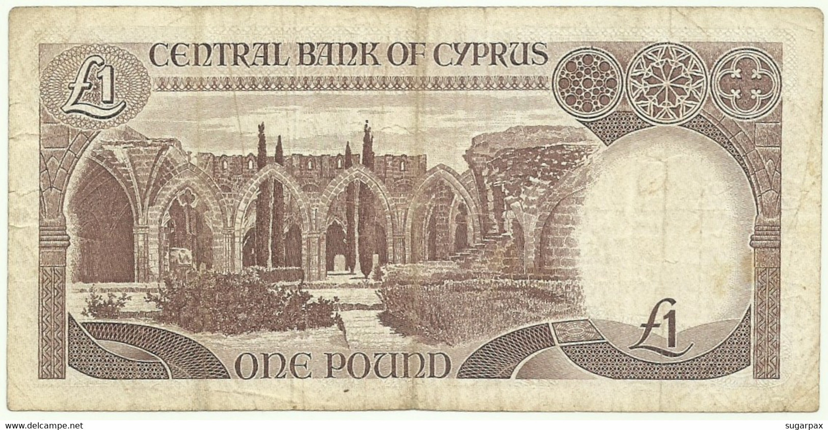 Cyprus - 1 Pound - 1.10.1988 - Pick 53.a - Serie AA - Cyprus
