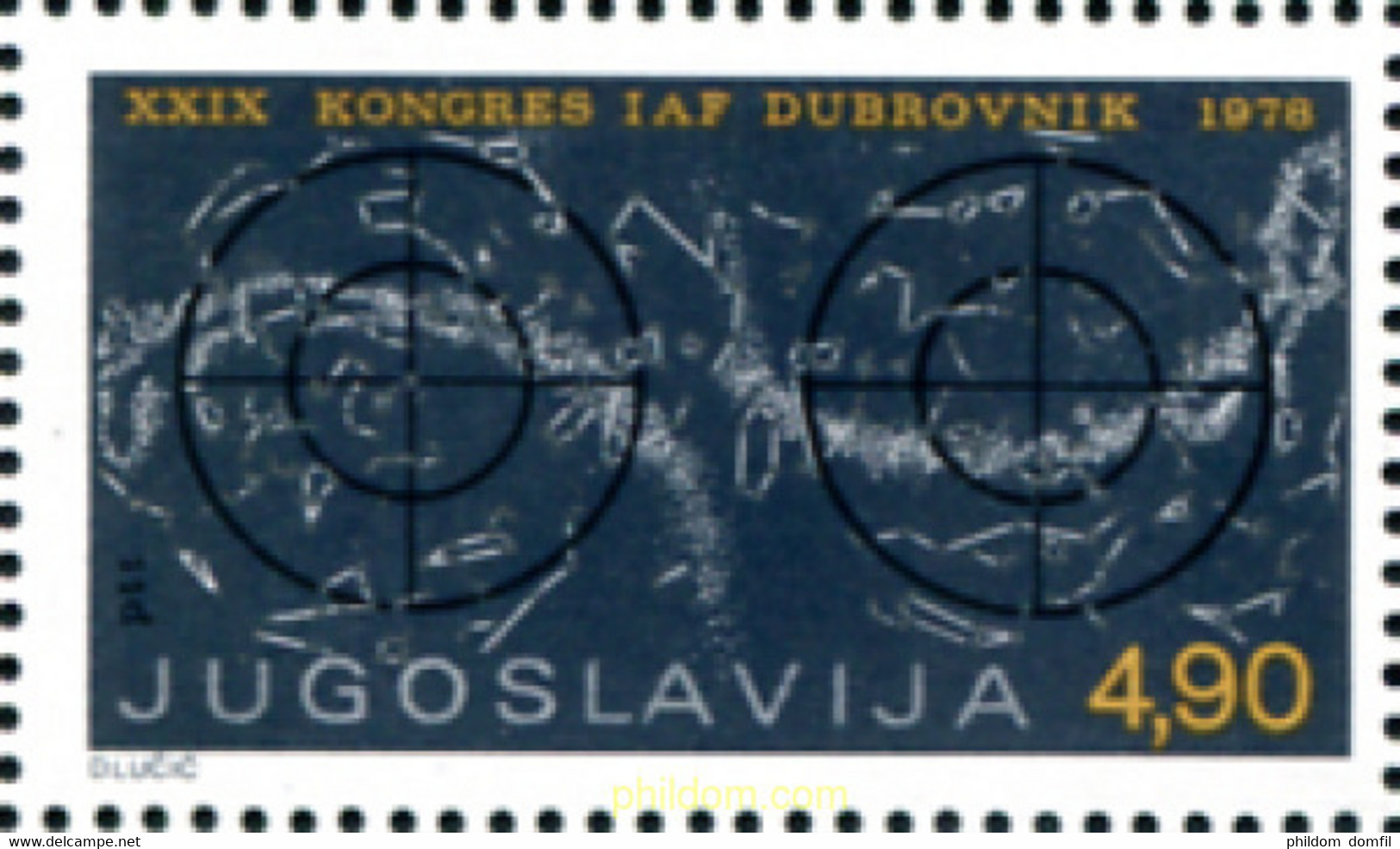 294311 MNH YUGOSLAVIA 1978 29CONGRESO DE LA FEDERACION INTERNACIONAL DE ASTRONAUTICA - Collections, Lots & Series