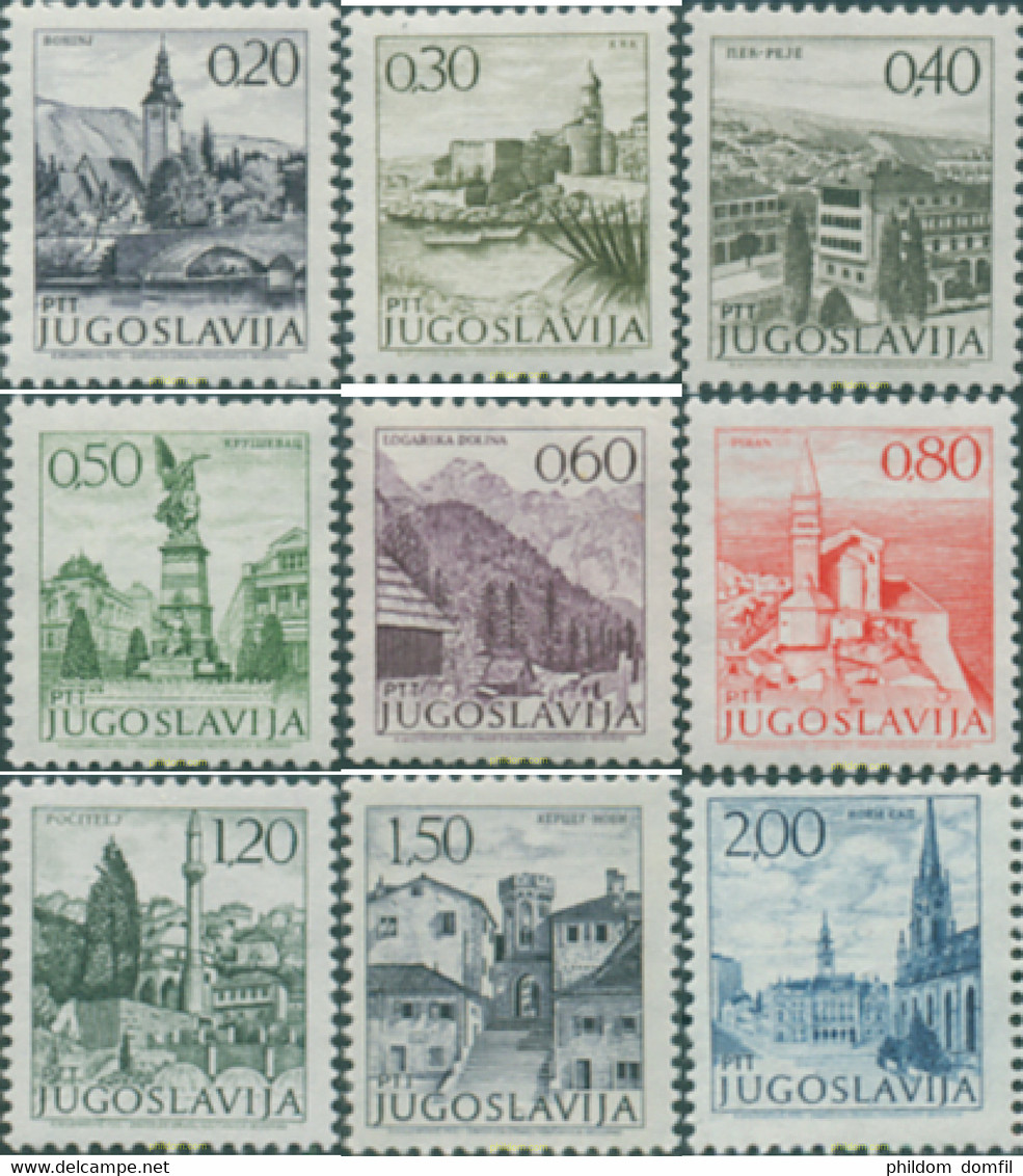 676940 MNH YUGOSLAVIA 1972 SERIE BASICA - Colecciones & Series