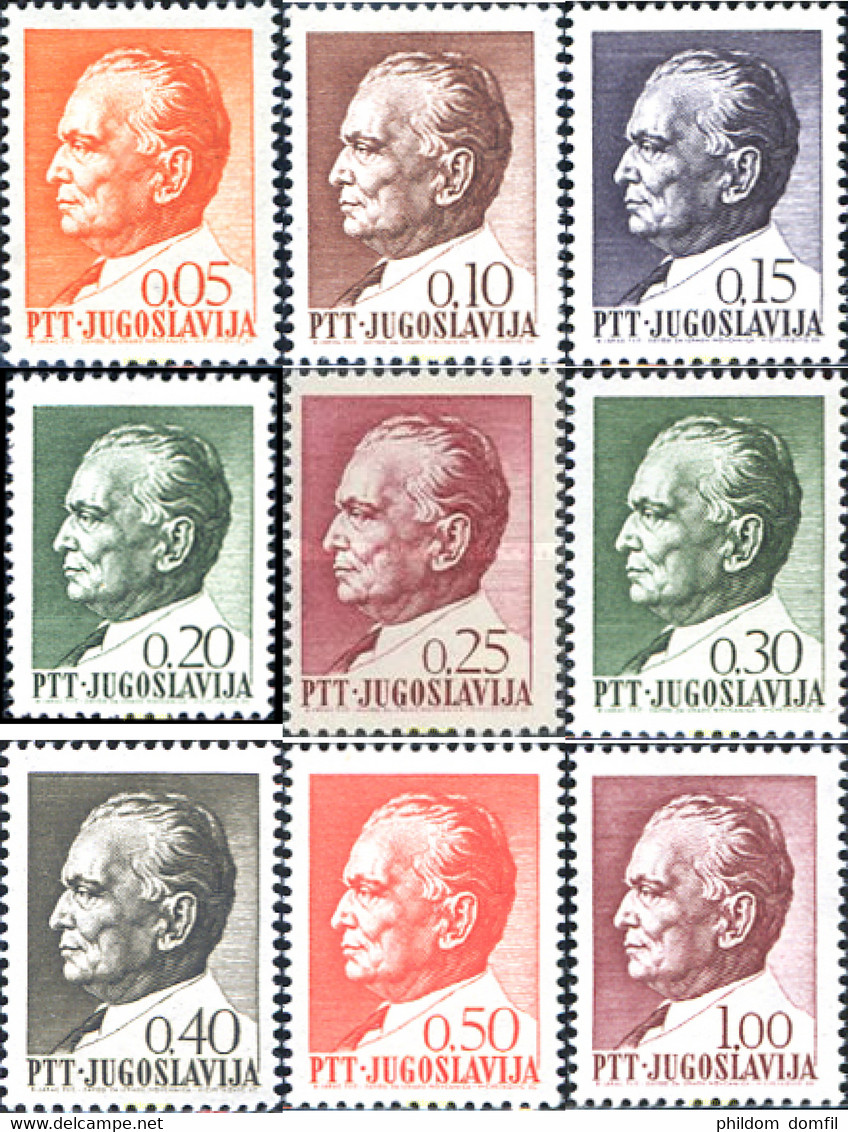 622677 MNH YUGOSLAVIA 1968 SERIE BASICA - Collections, Lots & Series