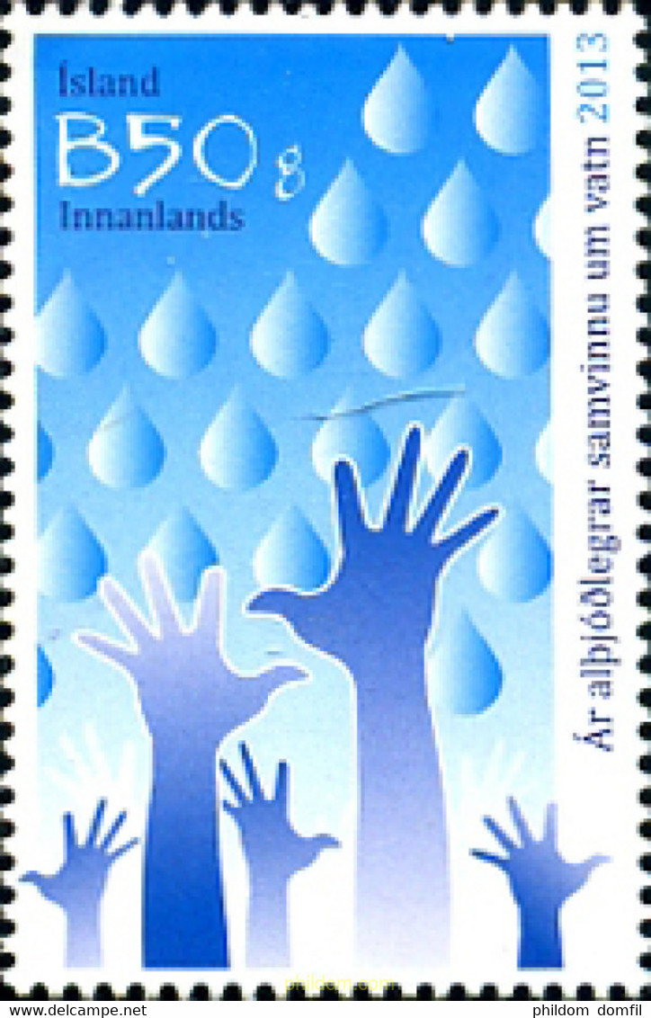 295581 MNH ISLANDIA 2013 AÑO INTERNACIONAL DEL AGUA - Collections, Lots & Series