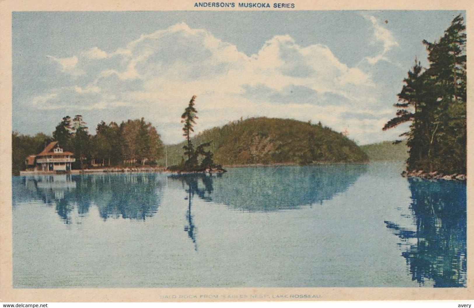 Bald Rock From Eagles Nest", Lake Rosseau, Muskoka" - Muskoka