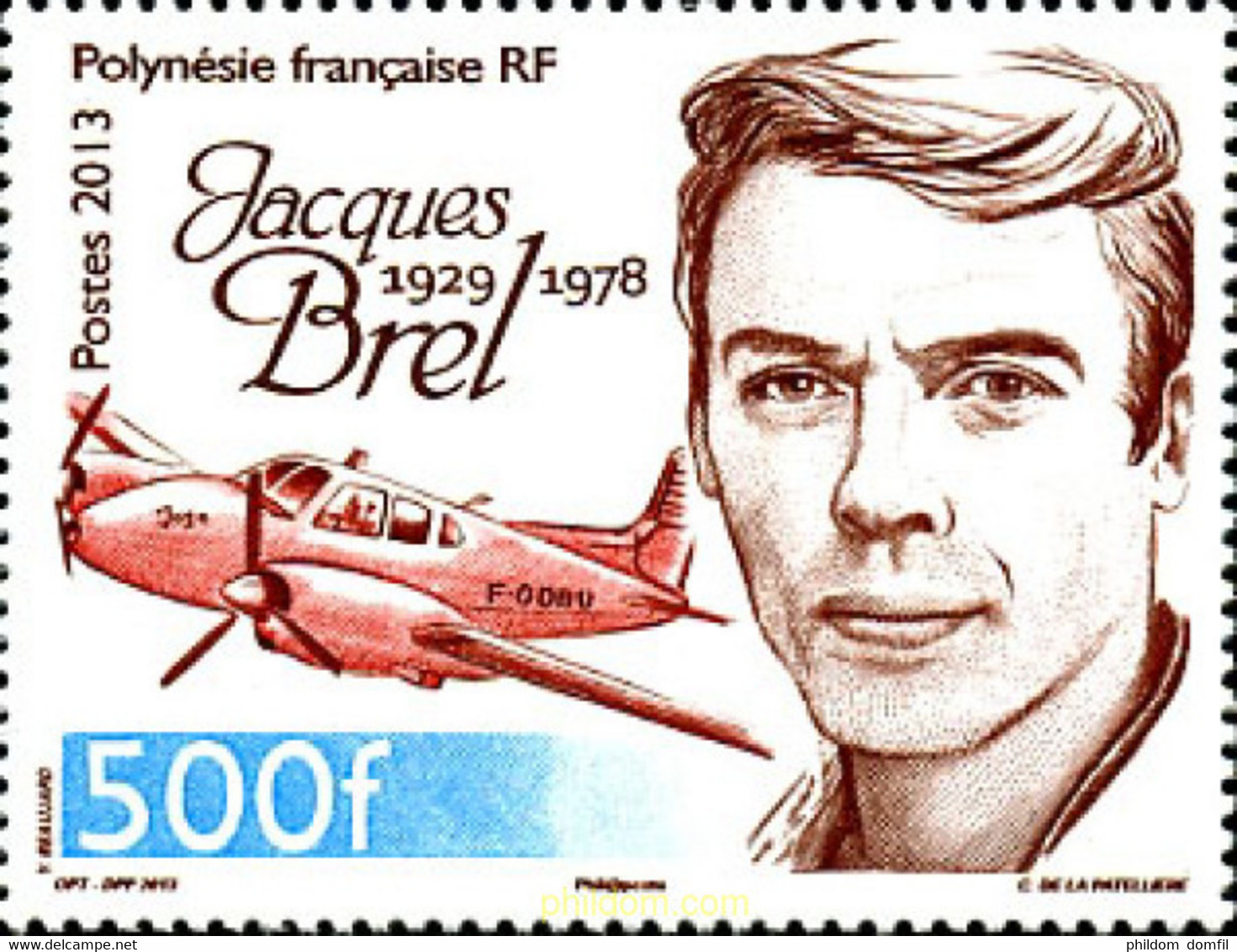 305866 MNH POLINESIA FRANCESA 2013 PERSONAJE - Usados