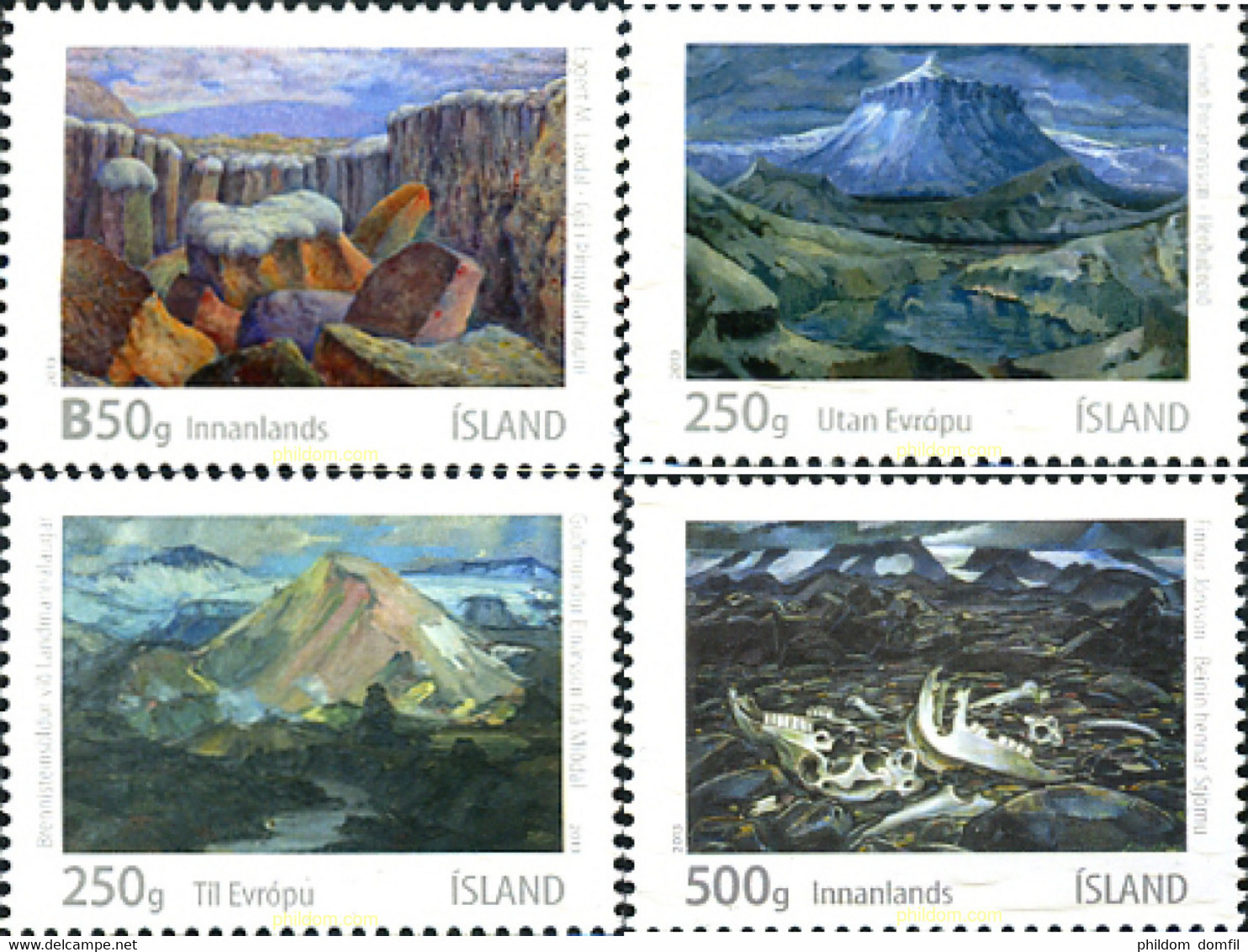 306310 MNH ISLANDIA 2013 PINTURAS - PAISAJES - Collections, Lots & Séries