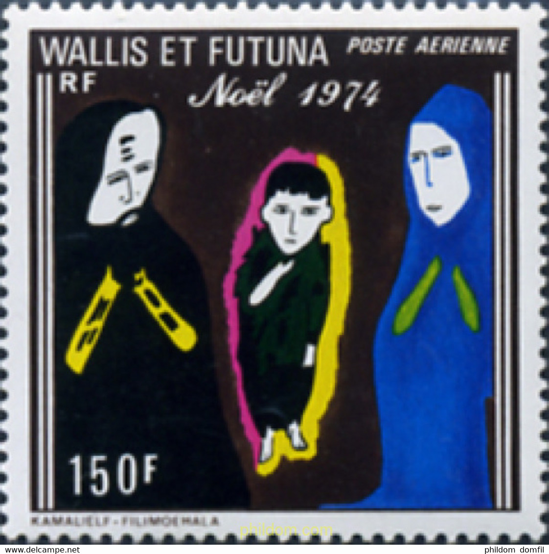 308086 MNH WALLIS Y FUTUNA 1974 NAVIDAD - Gebraucht