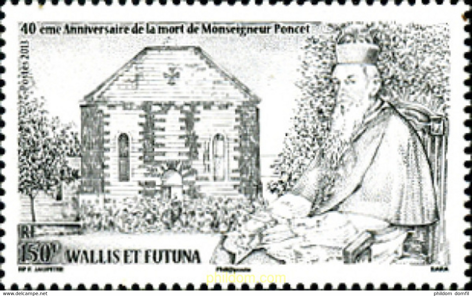 308679 MNH WALLIS Y FUTUNA 2013 MONSEÑOR PONCET - Usati