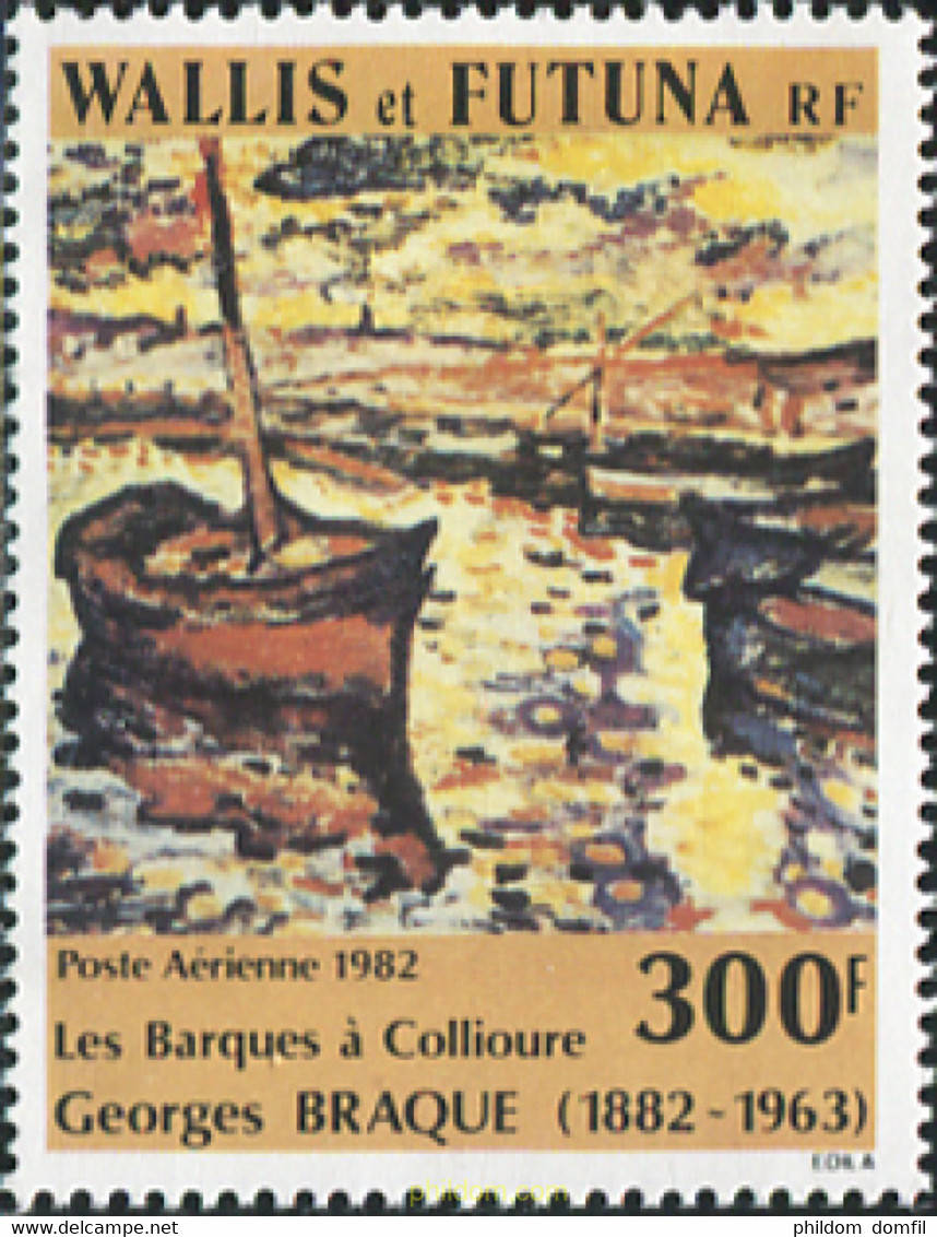 310532 MNH WALLIS Y FUTUNA 1982 100 ANIVERSARIO DEL NACIMIENTO DEL PINTOR GEORGES BRAQUE (1882-1963) - Used Stamps